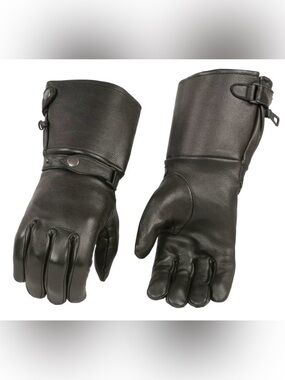 MILWAUKEE LEATHER MEN'S DEERSKIN THERMAL LINED GAUNTLET GLOVES XS